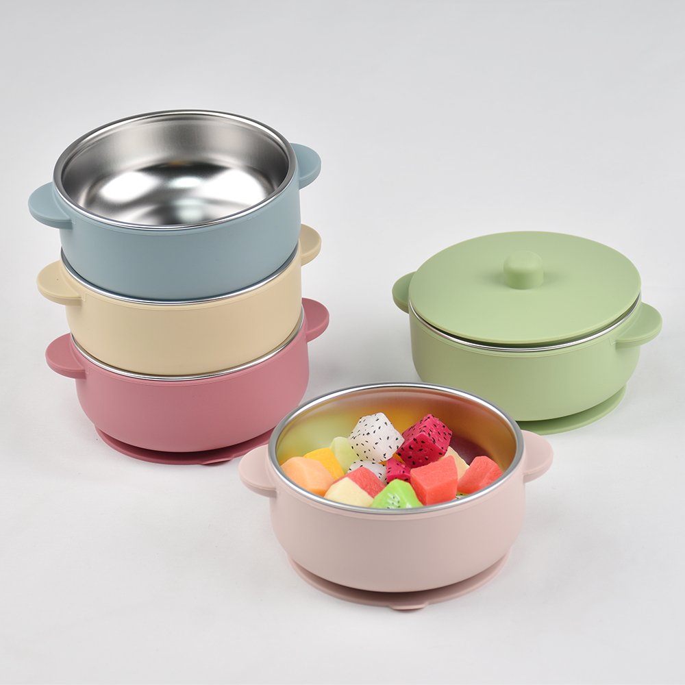 300ml Baby Training Bowl with  - Baby Food Jars With Lids review and price